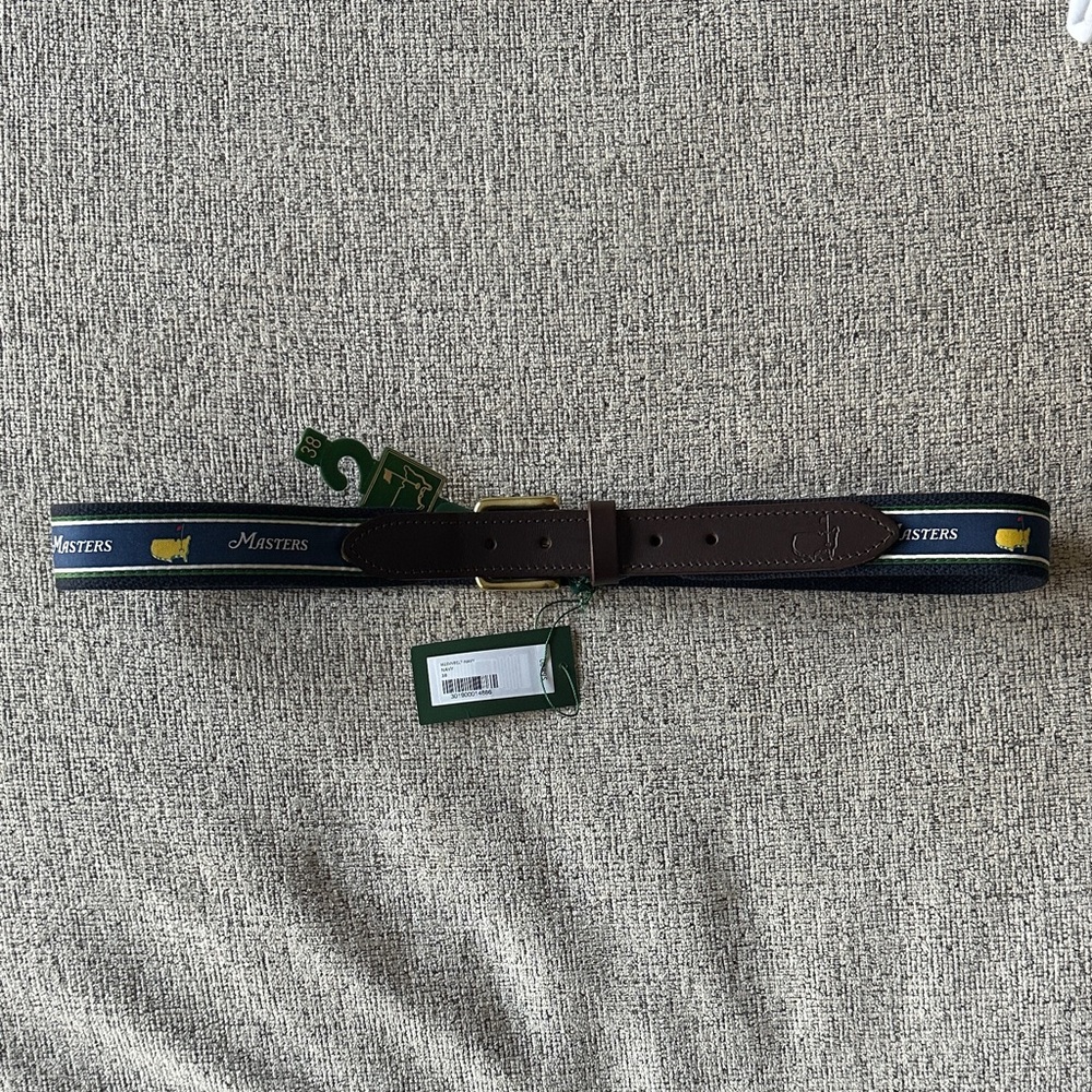 Vineyard Vines x Masters Navy and Brown Belt